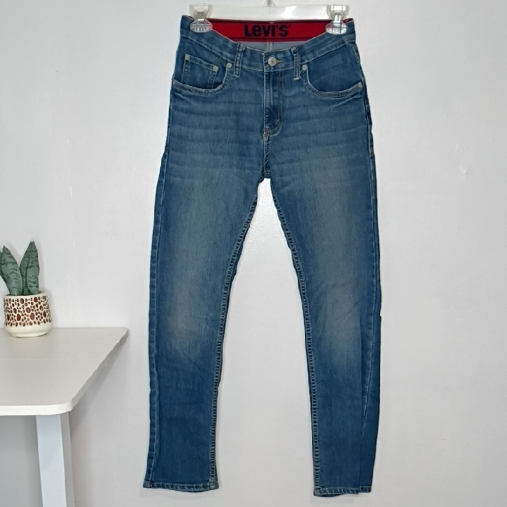 Levi’s Dark Wash Straight/ Skinny Jeans Size 16 Regular 28/30 – Classic  Fit